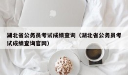 湖北省公务员考试成绩查询（湖北省公务员考试成绩查询官网）