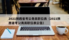 2021陕西省考公务员职位表（2021陕西省考公务员职位表公告）