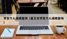 学生个人成绩查询（星立方学生个人成绩查询）