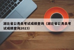 湖北省公务员考试成绩查询（湖北省公务员考试成绩查询2023）