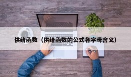 供给函数（供给函数的公式各字母含义）