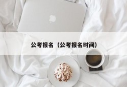 公考报名（公考报名时间）