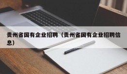 贵州省国有企业招聘（贵州省国有企业招聘信息）