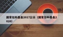 国家社科基金2017公示（国家社科基金2020）