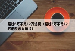 超过6万不足12万退税（超过6万不足12万退税怎么填报）