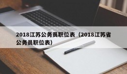 2018江苏公务员职位表（2018江苏省公务员职位表）