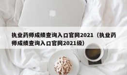 执业药师成绩查询入口官网2021（执业药师成绩查询入口官网2021级）