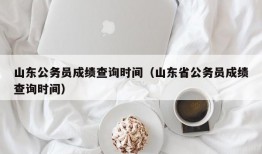 山东公务员成绩查询时间（山东省公务员成绩查询时间）