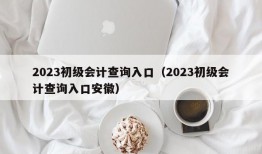 2023初级会计查询入口（2023初级会计查询入口安徽）