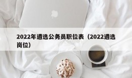 2022年遴选公务员职位表（2022遴选岗位）